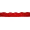 Csipke 100% pamut 2 cm-es piros