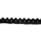 Csipke 100% pamut 2 cm-es fekete