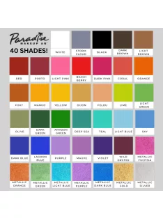  Mehron Paradise arcfesték 7g - Gyöngyház narancs  "Brillant  Orange"