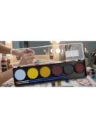 Diamond FX BEAST 6 színű arcfesték készlet 6x10g, professzionális vízbázisú festék, állatias és karakteres színek, Halloweenre, bőrbarát