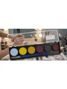 Diamond FX BEAST 6 színű arcfesték készlet 6x10g, professzionális vízbázisú festék, állatias és karakteres színek, Halloweenre, bőrbarát