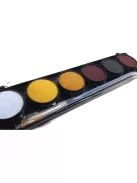 Diamond FX BEAST 6 színű arcfesték készlet 6x10g, professzionális vízbázisú festék, állatias és karakteres színek, Halloweenre, bőrbarát
