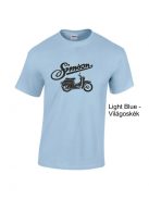 Simson Swalbe motoros póló – Egyedi retro stílus a legendás motor szerelmeseinek