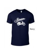 Simson Swalbe motoros póló – Egyedi retro stílus a legendás motor szerelmeseinek