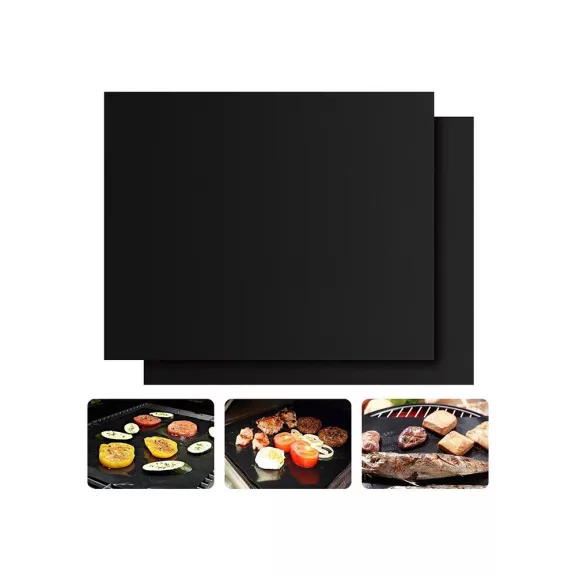 Újrafelhasználható tapadásmentes grill- és sütőszőnyeg készlet 40x33 és 34x22 cm-es méretben