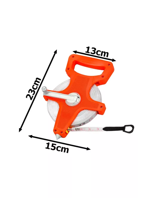 30 méteres mérőszalag üvegszálas feltekerhető kivitel