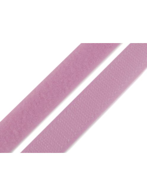Tépőzár varrható 20 mm - Rózsaszín /komplett/