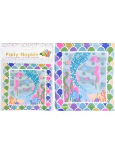 Parti asztalterítő+16db szalvéta - Sellő