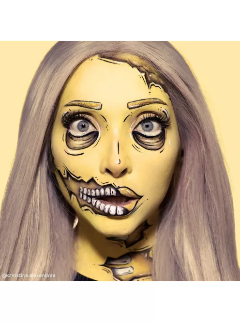 Mehron Paradise Makeup AQ Pastel Yellow (40 g) – Pasztell sárga arcfesték, vízbázisú testfesték