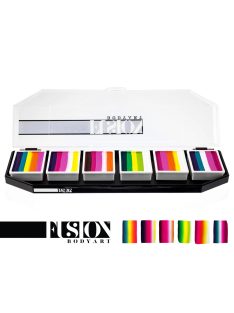   Fusion csíkos arcfesték paletta – Leanne's BUTTERFLY 