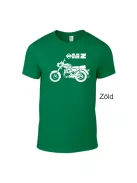 MZ TS motoros póló – Egyedi retro stílus a legendás motor őrültjeinek.
