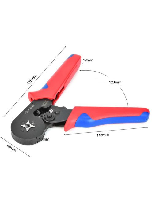 Krimpelő Kábelhüvely Prés 0,25-10 mm²