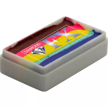 Diamond FX uv-neon csíkos arcfesték - Real Rainbow (28g)