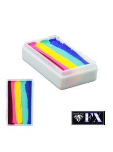 Diamond FX uv-neon csíkos arcfesték - Real Rainbow (28g)