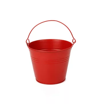 Dekorációs fém vödör, több színben 8,3 cm