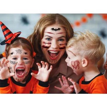 Halloween ideiglenes tetoválás
