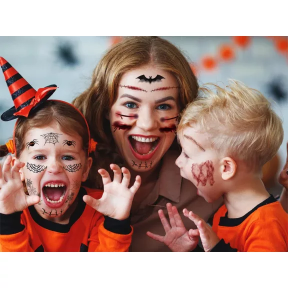 Halloween ideiglenes tetoválás
