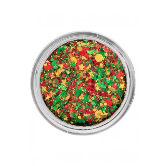 PXP chunky  csillámkrém - piros-zöld-arany 40ml