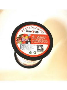 Lufi kötözőszalag Hologramos Piros - 0,5 cm x 250 m