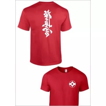 3XL póló karate piros