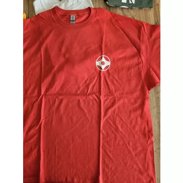 3XL póló karate piros