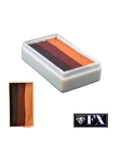 Diamond FX Bear Sense csíkos arcfesték 28g, professzionális "one stroke" festék, földszínek, barna árnyalatok, bőrbarát, vízbázisú