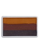 Diamond FX Bear Sense csíkos arcfesték 28g, professzionális "one stroke" festék, földszínek, barna árnyalatok, bőrbarát, vízbázisú