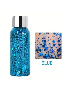 Laura Serna Chunky face and Body glitter gel - Kék