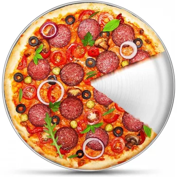 Pizza sütőforma 26 cm, fém