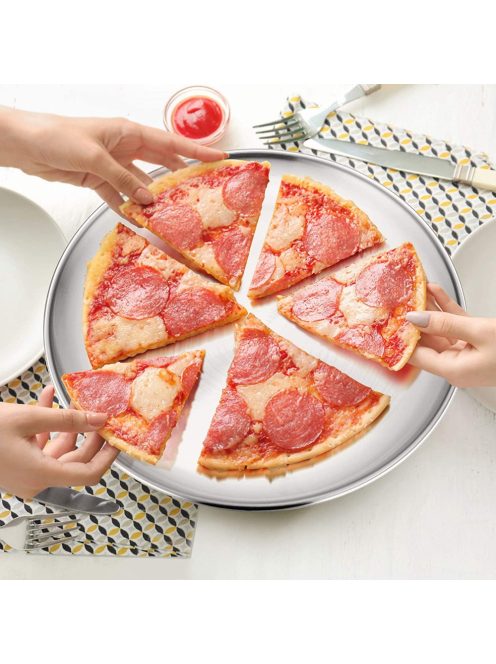 Pizza sütőforma 19 és 26 cm, fém