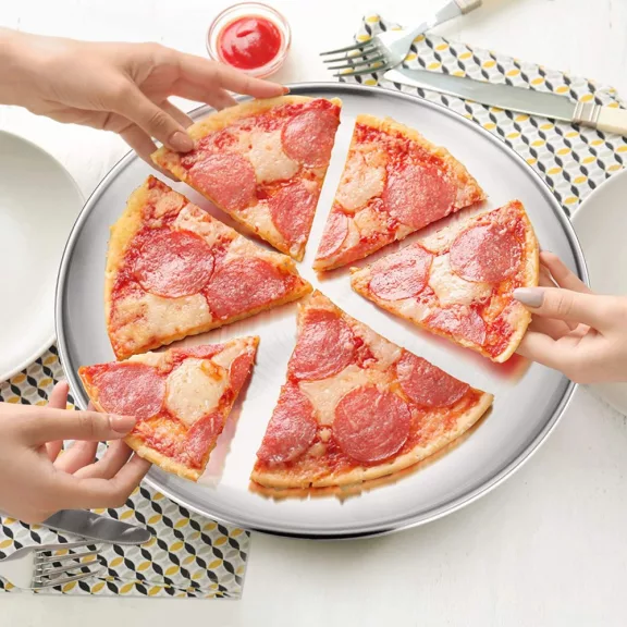 Pizza sütőforma 26 cm, fém