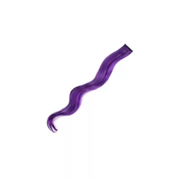 Színes póthaj tincsek-hullámos Sötét lila 60cm 