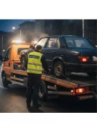 Autómentés feliratú láthatósági mellény, neon sárga fényvisszaverő biztonsági mellény, autómentő munkavédelmi felszerelés