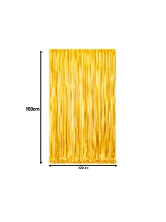 Arany dekorációs fólia függöny öntapadós fotóháttér születésnapra és esküvőre