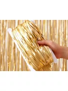 Arany dekorációs fólia függöny öntapadós fotóháttér születésnapra és esküvőre