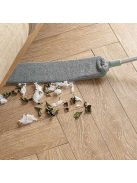 Ruhhy teleszkópos porolókefe két cserélhető fejjel, hosszú nyéllel, porszívó kefével, kerek és lapos tisztítófejjel