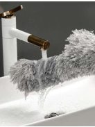 Ruhhy teleszkópos porolókefe két cserélhető fejjel, hosszú nyéllel, porszívó kefével, kerek és lapos tisztítófejjel