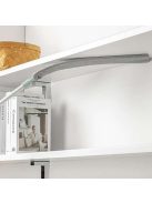 Ruhhy teleszkópos porolókefe két cserélhető fejjel, hosszú nyéllel, porszívó kefével, kerek és lapos tisztítófejjel