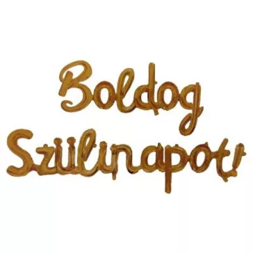 Fólia lufi füzér - Boldog szülinapot!