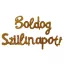 Fólia lufi füzér - Boldog szülinapot!