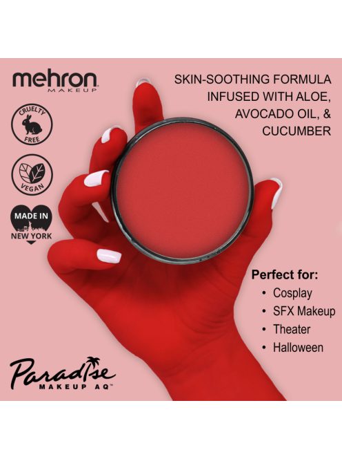 mehron paradise arc és testfesték meggypiros