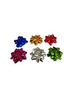 Csillag masni matt metál 7,5 cm több színben