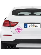Apa Taxi 2 autós matrica több méretben