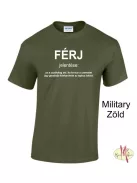 Kereknyakú Póló - FÉRJ jelentése: