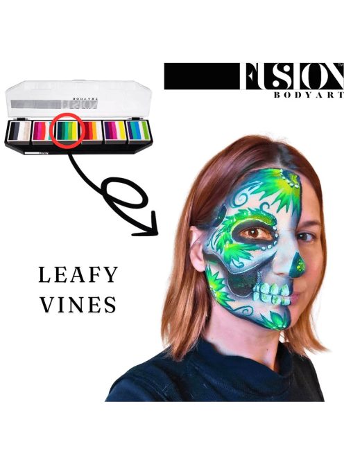 Fusion csíkos arcfesték paletta – Sugar Skull