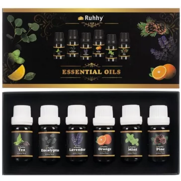 6 db-os Illóolaj Szett 10ml - Diffúzorba és Aromalámpába