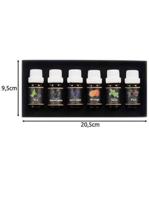 6 db-os Illóolaj Szett 10ml - Diffúzorba és Aromalámpába