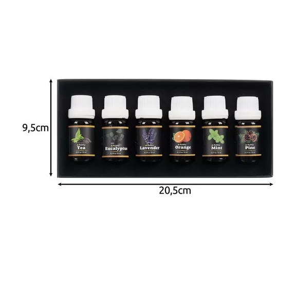 6 db-os Illóolaj Szett 10ml - Diffúzorba és Aromalámpába