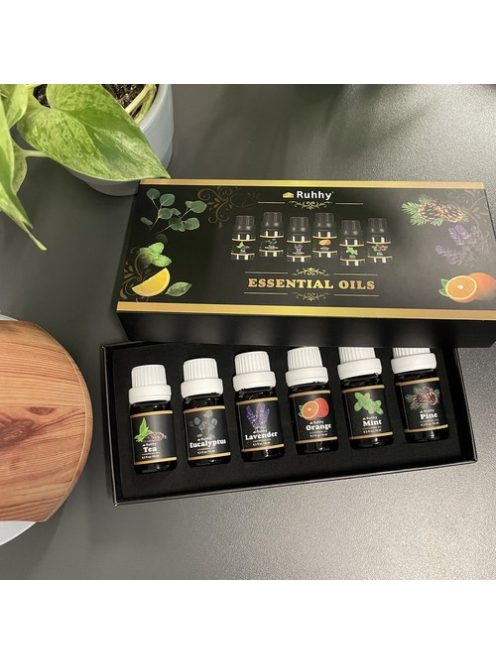 6 db-os Illóolaj Szett 10ml - Diffúzorba és Aromalámpába