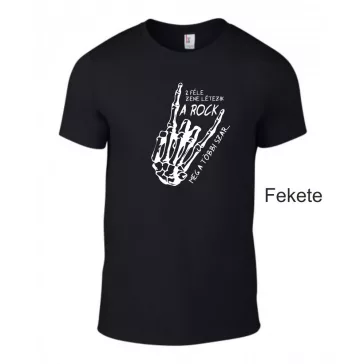 Póló - 2 féle zene létezik, a ROCK meg a többi szar